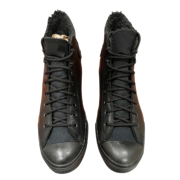 CONVERSE WINTER GORE-TEX CHUCK TAYLOR ALL STAR Triple Black 165935C - Mens 10.5 - Picture 12 of 14
